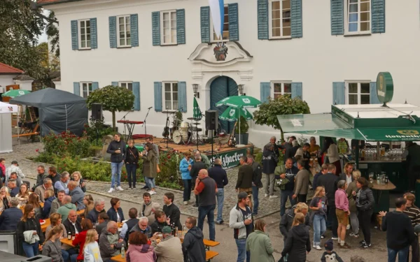 Hoffest 2025 von oben.