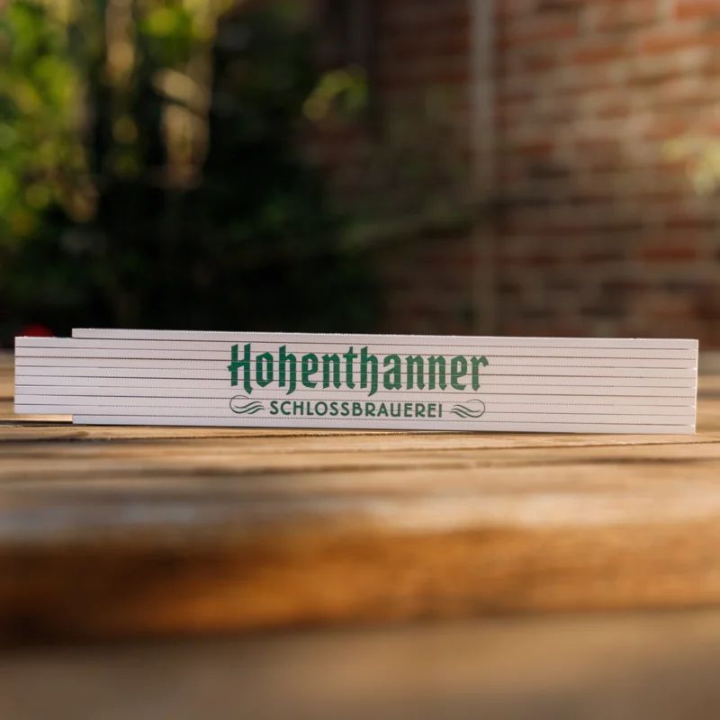 Der Hohenthanner Meterstab.